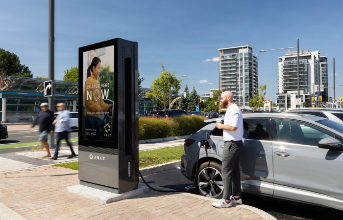 JOLT continues international expansion, launching its digital out-of-home network integrated with EV chargers in Canada